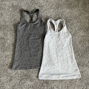 TWO Lululemon cool Racerback tank tops